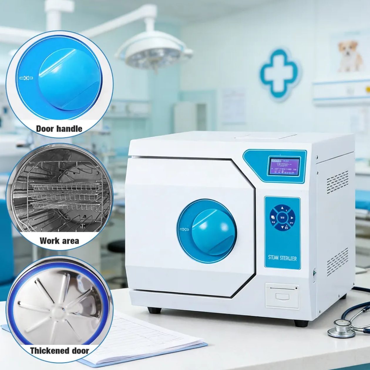 Desktop Pulsed Vacuum Autoclave Steam Sterilizer | Dental Instrument Sterilization Machine - 图片 5