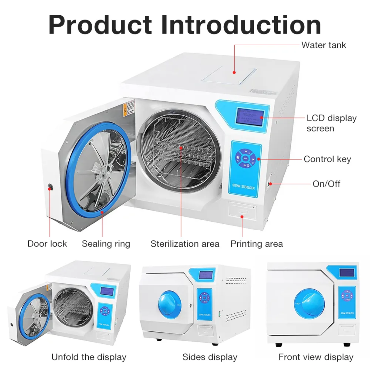 Desktop Pulsed Vacuum Autoclave Steam Sterilizer | Dental Instrument Sterilization Machine - 图片 6