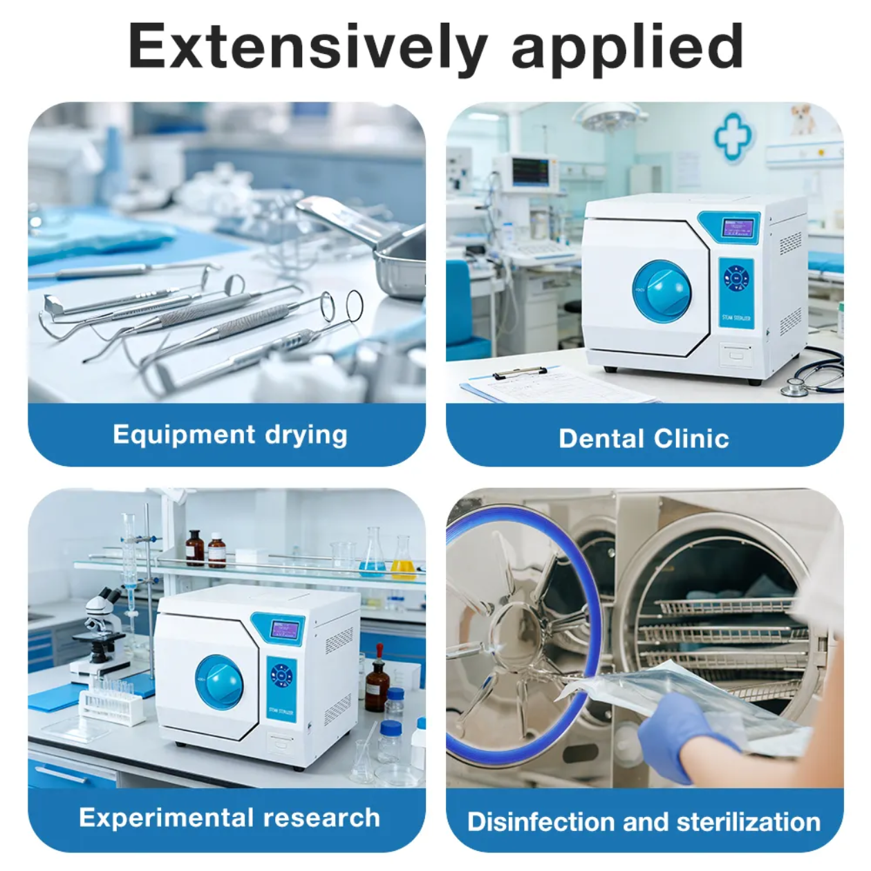 Desktop Pulsed Vacuum Autoclave Steam Sterilizer | Dental Instrument Sterilization Machine - 图片 9