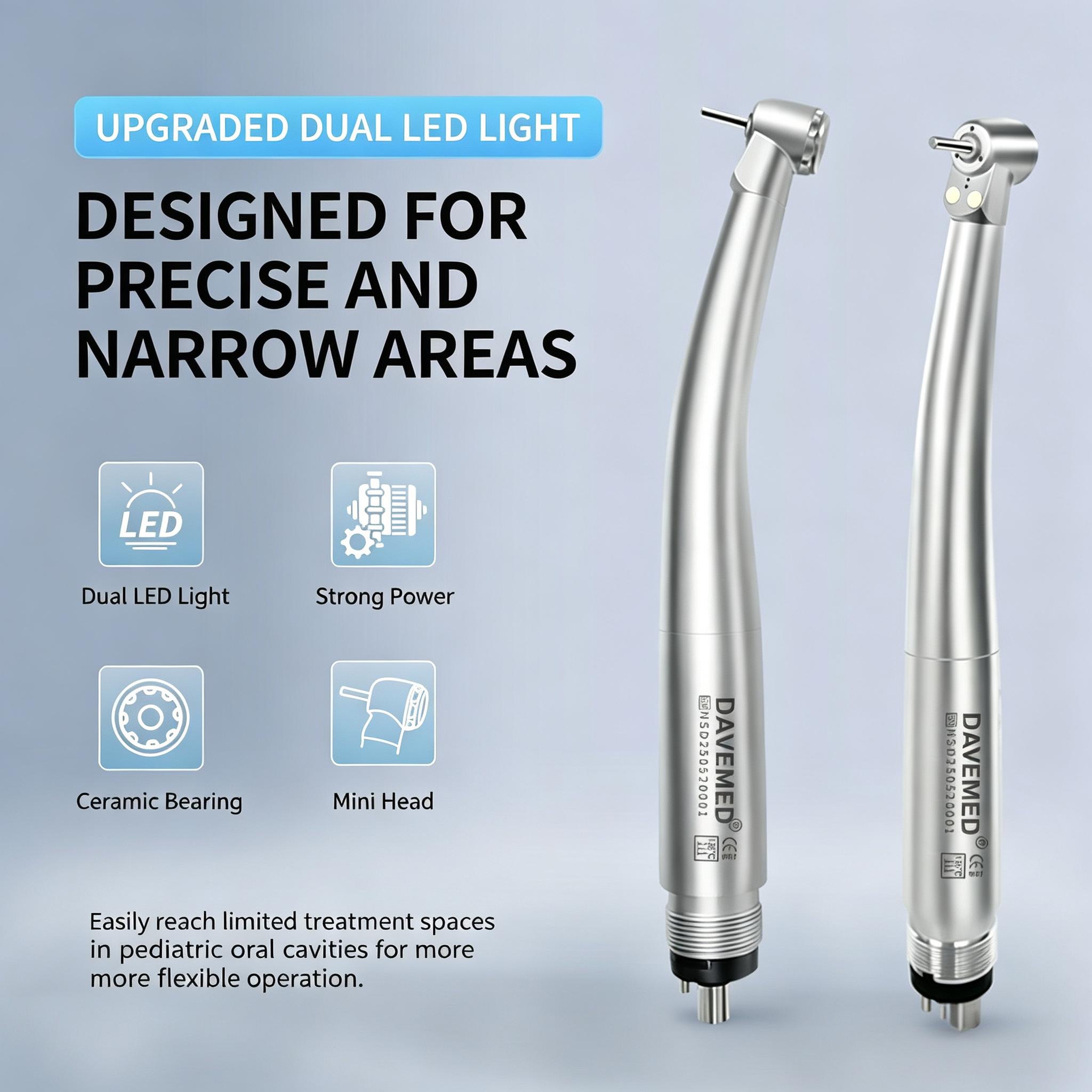 Mini Pediatric Dental High Speed Handpiece - 图片 2