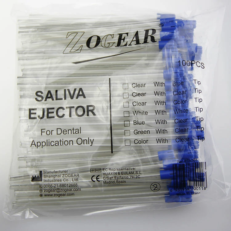 DH10027 Disposable Dental Saliva Ejectors | Flexible PVC Dental Suction Tips for Clinic Use - 图片 6